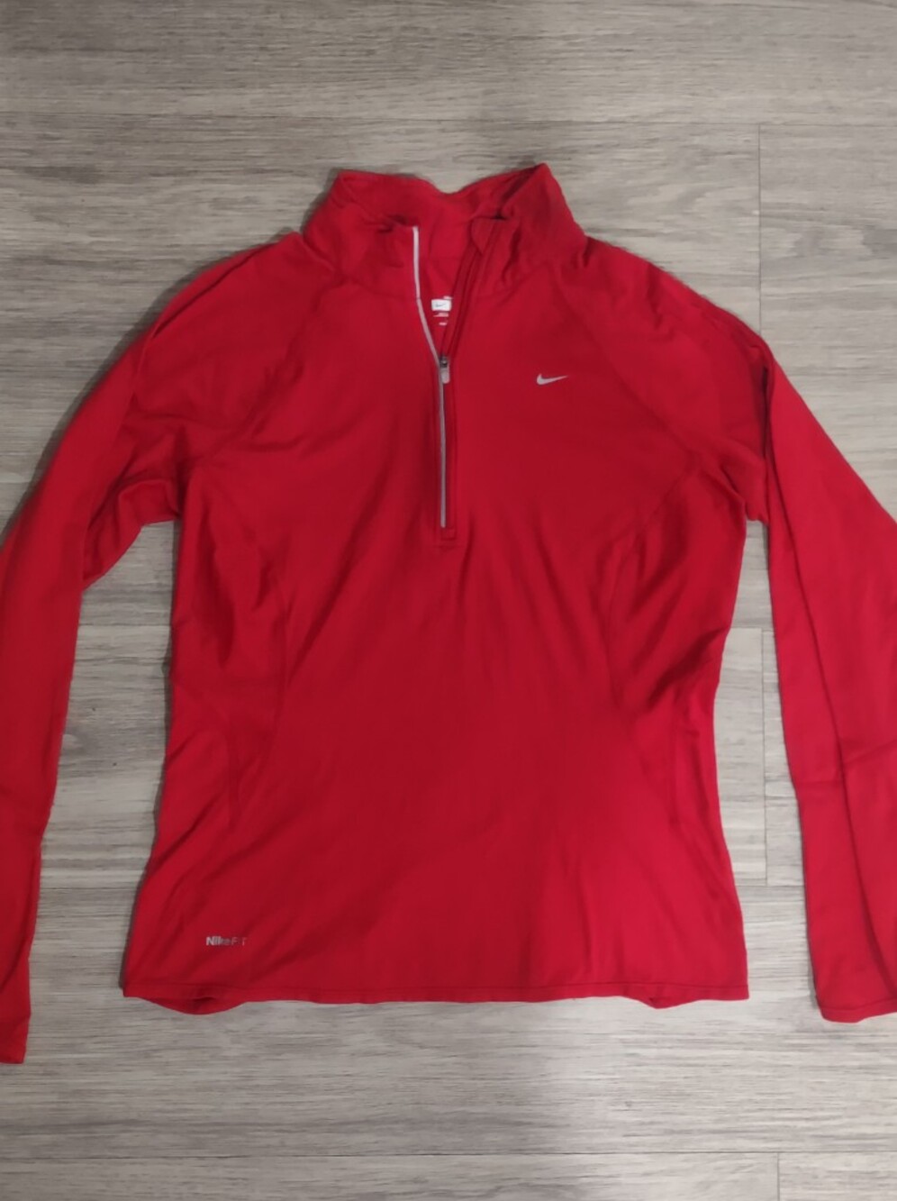 Nike Men's Red Quarter-Zip Performance Sweater